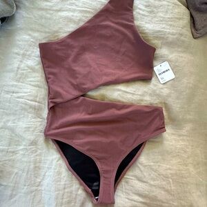 Beach Riot Celine Ribbed One-Piece